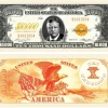 Egpull<100 - $10,000.00 Ten Thousand Dollar Gold Certificate Novelty Bill Play Money - Miniature Marvels: Airplane Models & Painted Dice