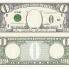 Egpull<1000 - ZERO 0.00 Dollar Worthless Novelty Fake Play Bills - funny gag prank joke - Miniature Marvels: Airplane Models & Painted Dice