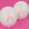 Egpull<48 BALLOONS ~ Pink Breast Cancer Awareness Ribbon Cure Party Decorations (4 dz) - Miniature Marvels: Airplane Models & Painted Dice