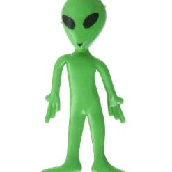Egpull<12 Bendable Green Alien Action Figure Outer Space Rubber Toys - Area 51 - Miniature Marvels: Airplane Models & Painted Dice