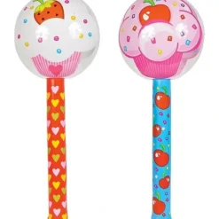 Egpull<2 Cupcake cake Lollipop Sucker Inflatable kids Birthday CANDY prop - Miniature Marvels: Airplane Models & Painted Dice