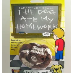 Egpull<12 DOG ATE MY HOMEWORK Poo Paper Crap Fake Joke Prank Poop Turd Teacher Gag Gift - Miniature Marvels: Airplane Models & Painted Dice