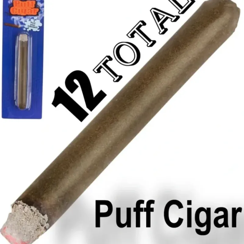 Egpull<12 FAKE PUFF CIGAR Smoke Powder Ash Magic Trick Joke Gag Lit Prop Prank Smoking - Miniature Marvels: Airplane Models & Painted Dice
