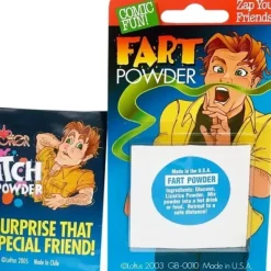 Egpull<1 FART POWDER + 1 ITCH ITCHING POWDER ~ combo set ~ Gag Prank Joke - Miniature Marvels: Airplane Models & Painted Dice