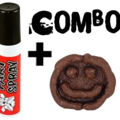 Egpull<1 Fart Spray + 1 Smiley Face Crap Poop Turd ~ COMBO SET ~ - Miniature Marvels: Airplane Models & Painted Dice