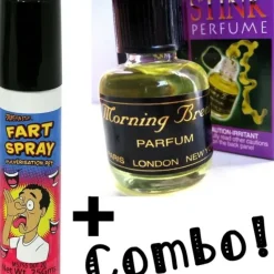 Egpull<1 Fart Spray Can + 1 Stink Liquid Perfume ~ Butt Crack Ass Bomb Smell ~ COMBO! - Miniature Marvels: Airplane Models & Painted Dice