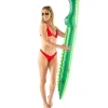 Egpull<5 FT GIANT GATOR Inflatable Noodle Swimming Alligator Pool Float - BigMouth Inc - Miniature Marvels: Airplane Models & Painted Dice