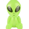 Egpull<24" Galactic Green Alien Inflate - Inflatable Party Decoration Blow-Up Space UFO - Miniature Marvels: Airplane Models & Painted Dice