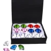 Egpull<12 GIANT MEGA FAUX CRYSTAL DIAMOND JEWELRY STONE SET - Amazing Colors! - Miniature Marvels: Airplane Models & Painted Dice