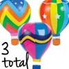Egpull<3 Hot Air Balloon Inflatable Blow Ups Decoration Pool Party Toy Float Inflate - Miniature Marvels: Airplane Models & Painted Dice