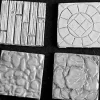 Shop All*1 Inch Square Scenic Bases (4) RPR 74019 - Miniature Marvels: Airplane Models & Painted Dice