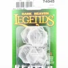 Shop All*1 Inch Transparent Slotted Hex w/ Short Hover Peg (10 Bases, 10 Pegs) RPR 74045 - Miniature Marvels: Airplane Models & Painted Dice