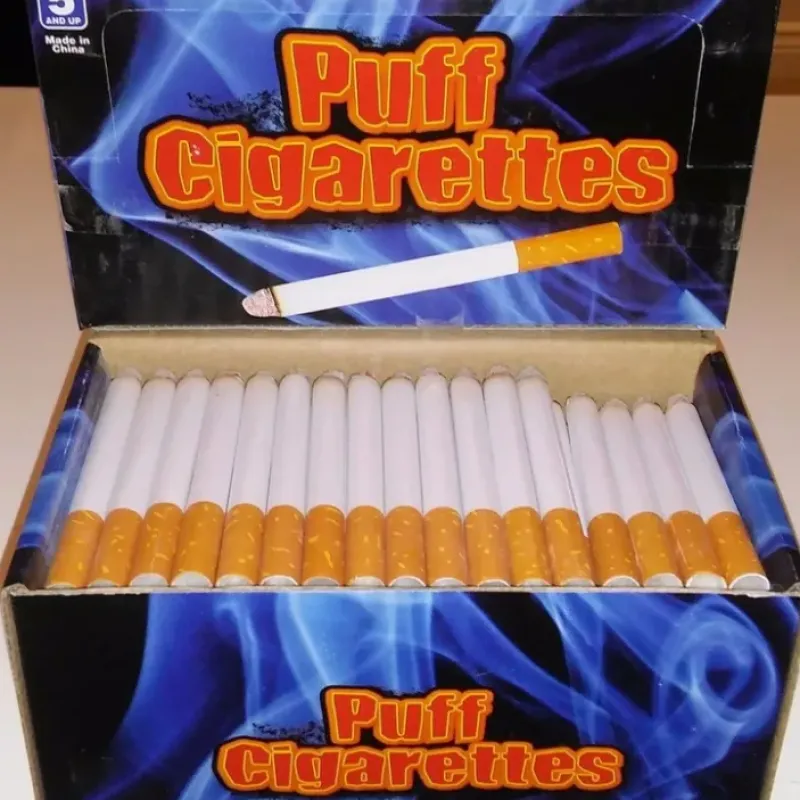 Egpull<144 JOKE PUFF CIGARETTE 3" - Fake Smoke Magic Trick Gag Toy Wholesale(1 gross) - Miniature Marvels: Airplane Models & Painted Dice