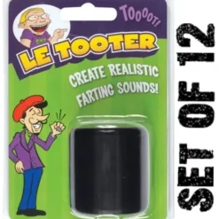 Egpull<12 Le Tooter Pooters - Party Favor Gag Joke Fart Farting Gifts (1 dozen) - Miniature Marvels: Airplane Models & Painted Dice