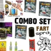 Egpull<1 Liquid Ass + 3 Stink Bombs + 1 Fart Spray Can + 1 Stink Perfume + 3 Fart Bombs - Miniature Marvels: Airplane Models & Painted Dice