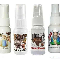 Egpull<1 Liquid Ass, 1 Bad Karma, 1 Barfume, 1 Tex Ass ( 4 TOTAL ) stink prank set - Miniature Marvels: Airplane Models & Painted Dice