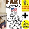 Egpull<1 Liquid Fart Spray Scent Bottle Mister + 3 Stink Bomb Ass Smelly Crap ~ COMBO - Miniature Marvels: Airplane Models & Painted Dice