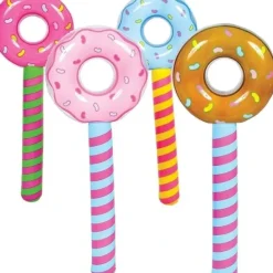 Egpull<4 Lollipop Suckers inflatable Birthday donut holes Wonka CANDYLAND valentine - Miniature Marvels: Airplane Models & Painted Dice