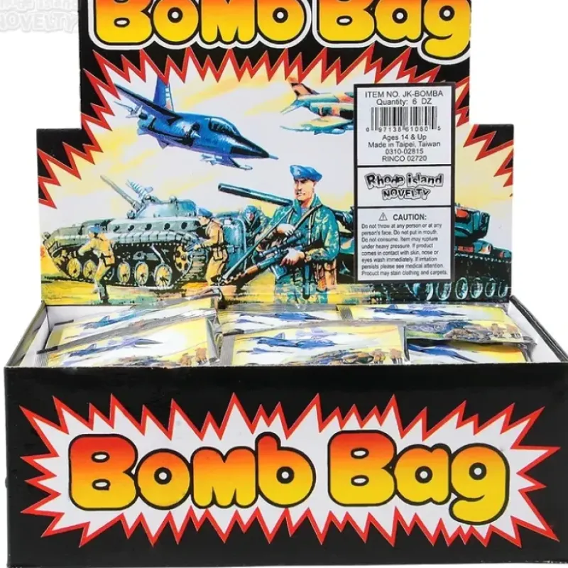 Egpull<72 LOUD BOMB BAGS Exploding BOMBS NEW GAG Prank - Miniature Marvels: Airplane Models & Painted Dice