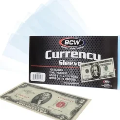Egpull<100 Pack - Regular Bill Currency Sleeves - Protect Your NOVELTY MONEY! - Miniature Marvels: Airplane Models & Painted Dice