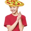 Egpull<15" PIZZA HAT - Cheese Pepperoni Pie Cap Food-Prop-Halloween Funny Party Costume - Miniature Marvels: Airplane Models & Painted Dice
