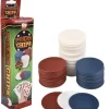 Egpull<1000 PLASTIC POKER CHIPS 1 1/2 INCH DIAMETER RED WHITE & BLUE RETAIL BOXED - Miniature Marvels: Airplane Models & Painted Dice