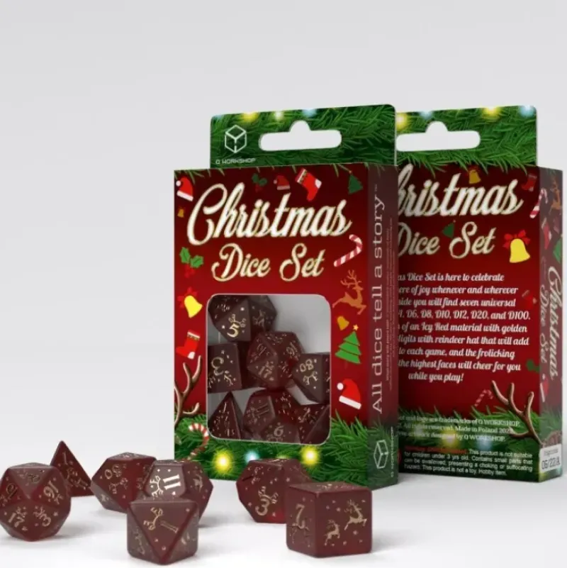 Shop All*2022 Q-Work Shop Christmas Dice - Miniature Marvels: Airplane Models & Painted Dice