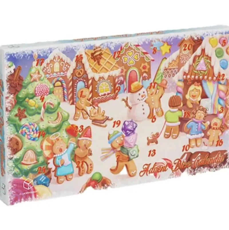 Shop All*2024 Q-Work Shop Dice Advent Calendar - Miniature Marvels: Airplane Models & Painted Dice
