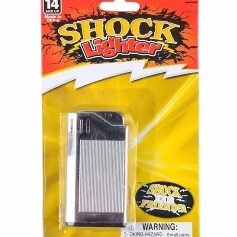 Egpull<12 Shock Lighters - Shocking Gag Prank Joke Party Novelty Gift (1 dz) - Miniature Marvels: Airplane Models & Painted Dice