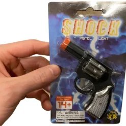 Egpull<12 Shocking Cap Pistol Guns with Flashlight - Prank Shock Gag Joke Gift - Miniature Marvels: Airplane Models & Painted Dice