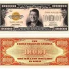 Egpull<1000 "Thanks A Million" Ronald Reagan Dollar Gold Certificate Banknote Bills - Miniature Marvels: Airplane Models & Painted Dice