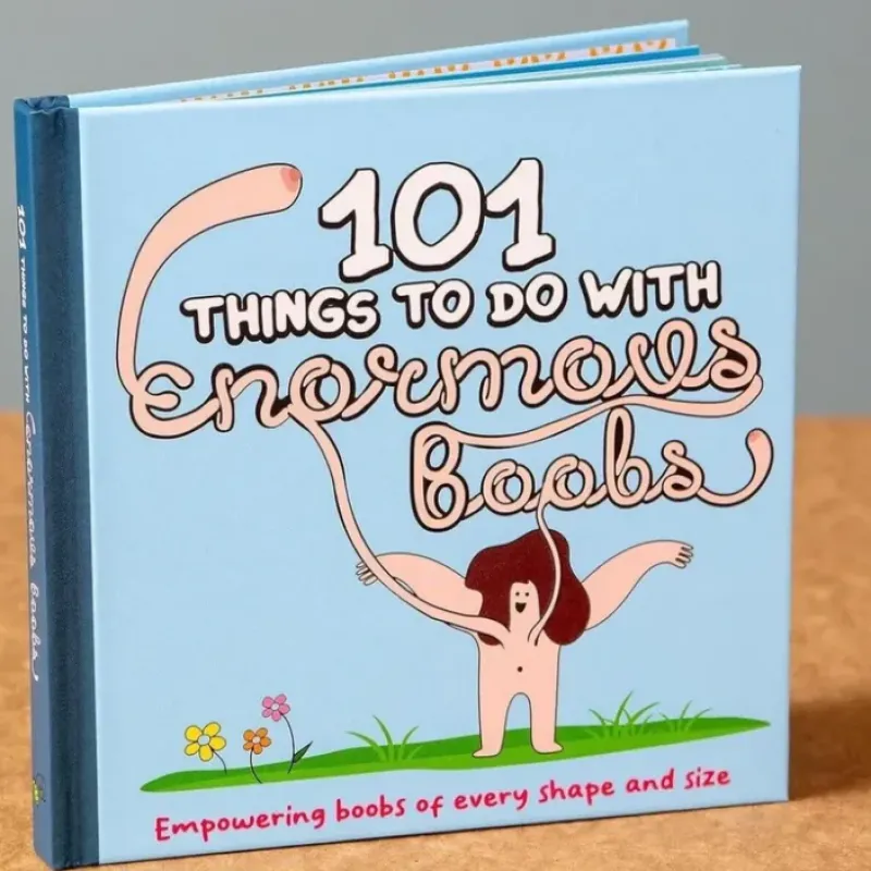 Egpull<101 Things to do With Enormous Boobs Book - Hysterical Gag Joke Adult Boobie Fun - Miniature Marvels: Airplane Models & Painted Dice