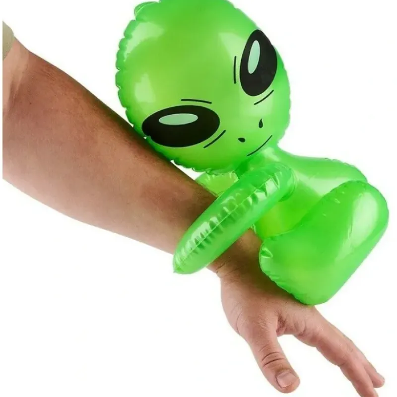 Egpull<12 Total - Hug Me Alien 12" Inflatable Blow Up Inflate - UFO Space Child Party Decorations - Miniature Marvels: Airplane Models & Painted Dice