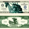 Egpull<100 TOTAL - Statue Liberty Trillion Dollar Funny Fake Money Bills Party Novelty - Miniature Marvels: Airplane Models & Painted Dice