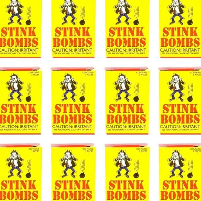 Egpull<432 total Stink Bombs Glass Vials (144 boxes of 3) - GaG Prank Joke Wholesale - Miniature Marvels: Airplane Models & Painted Dice