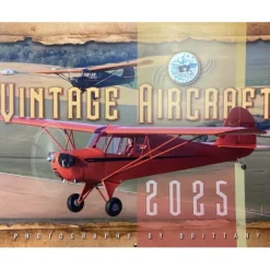 Airplane Model*2025 Vintage Aircraft Calendar by Brittany - Miniature Marvels: Airplane Models & Painted Dice