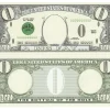 Egpull<100 Zero $ ~ 0.00 Money Dollar Bills ~ FUNNY Novelty Gag Prank Joke WORTHLESS - Miniature Marvels: Airplane Models & Painted Dice