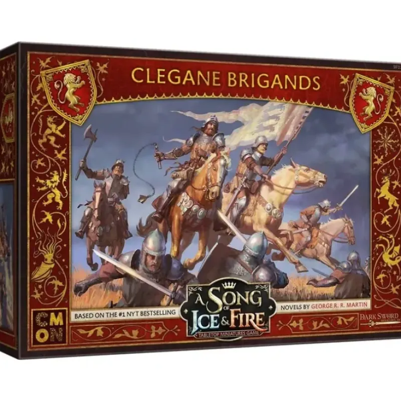 Shop All*A Song of Ice and Fire - Lannister: Clegane Brigands - Miniature Marvels: Airplane Models & Painted Dice