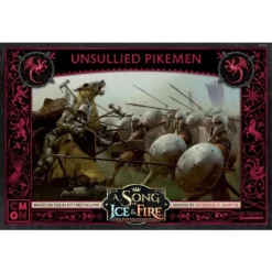 Shop All*A Song of Ice and Fire - Targaryen: Unsullied Pikemen - Miniature Marvels: Airplane Models & Painted Dice