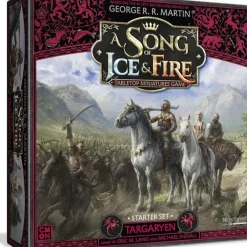 Shop All*A Song of Ice and Fire - Targaryen: Starter Set - Miniature Marvels: Airplane Models & Painted Dice
