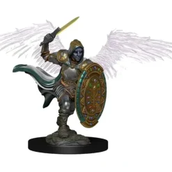 Miniature<Aasimar Male Paladin: Premium Figures - D&D Icons of the Realms WZK 93007 - Miniature Marvels: Airplane Models & Painted Dice