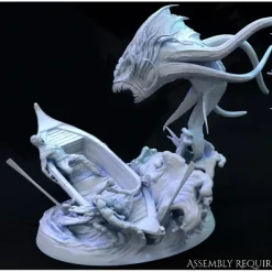 Miniature<Aboleth Shipwreck - Miniature Marvels: Airplane Models & Painted Dice