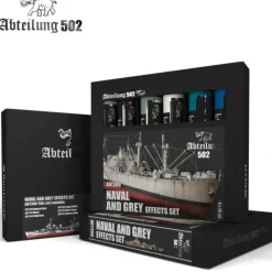 Paint<Abteilung 502: Naval and Grey Effects Set LTG AK-ABT306 - Miniature Marvels: Airplane Models & Painted Dice