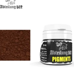 Paint<Abteilung 502: Pigments - Brown Rust LTG AK-ABTP238 - Miniature Marvels: Airplane Models & Painted Dice