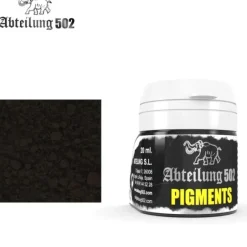 Paint<Abteilung 502: Pigments - Burnt Steel Blue LTG AK-ABTP044 - Miniature Marvels: Airplane Models & Painted Dice