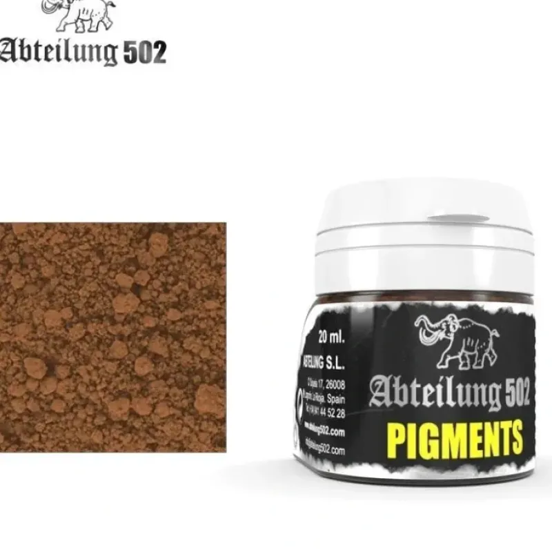 Paint<Abteilung 502: Pigments - Clay Soil LTG AK-ABTP057 - Miniature Marvels: Airplane Models & Painted Dice
