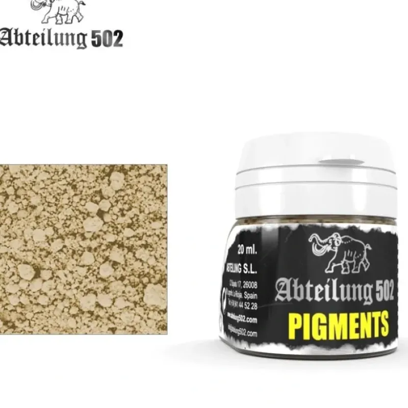 Paint<Abteilung 502: Pigments - Desert Sand LTG AK-ABTP417 - Miniature Marvels: Airplane Models & Painted Dice