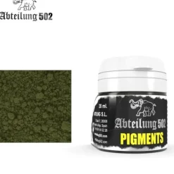 Paint<Abteilung 502: Pigments - Faded Moss Green LTG AK-ABTP048 - Miniature Marvels: Airplane Models & Painted Dice