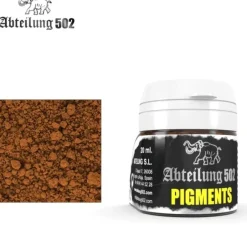 Paint<Abteilung 502: Pigments - Light Rust LTG AK-ABTP024 - Miniature Marvels: Airplane Models & Painted Dice