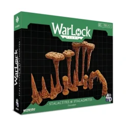 Miniature<Accessory - Stalactites & Stalagmites: WarLock Tiles - WizKids 4D Settings WZK 16547 - Miniature Marvels: Airplane Models & Painted Dice